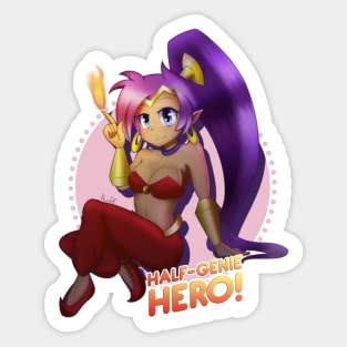 Half-Genie Hero! Sticker